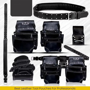 Factory Price Professional Electrical Waist Tool Bag High-Quality Custom-Made Leather Tool Bag For Sale - Product Image 6