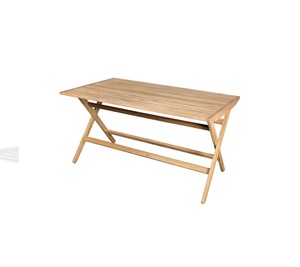 Modern Waterproof Durable Folding Teak Solid Wood Rectangle Outdoor <b>Dining</b> <b>Table</b> Patio <b>Table</b> - Product Image 1