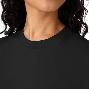 New Arrival Luxury Long Sleeve Round Neck Shoulder Slope Solid Comfortable Casual Women's Cotton Sweatshirt From Bangladesh - Product Image 1