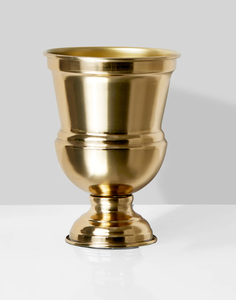 แจกันดอกไม้สำหรับงานแต่งงานแบบทันสมัยหรูหราทำด้วยมือโลหะเคลือบทองออกแบบโลโก้ได้ตามต้องการสำหรับงานแต่งงาน - Product Image 3