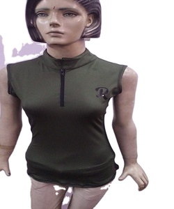 New Custom Design <b>Polo</b> Shirts Equestrian Stand Collar <b>Tops</b> Nylon Mesh Short Sleeve Horse Riding Shirt for <b>Women</b> Manufacturer - Product Image 1