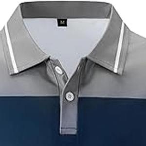 Kivotech – T-shirt de golf personnalisé de haute qualité avec logo, col rigide, séchage rapide, coupe classique, motif uni, en coton tricoté - Product Image 2