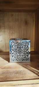 Newly Design Metal Hammered Napkin Box Rectangular Shape Customized Logo Napkin <b>Tissue</b> <b>Paper</b> Box From India - Product Image 4