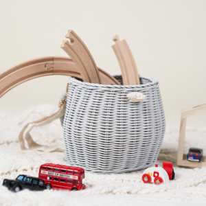 Grand moyen petit sac pour enfants sac d'école fait main sac à dos en rotin naturel osier sac à dos pour enfants adorables sacs à dos pour enfants - Product Image 6