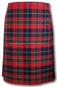 Kilt Casual Plisado Largo para Mujer, Talla Grande, Tartán, de Alta Calidad - Product Image 3