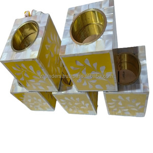 Quemador de incienso de resina y madre de perla hecho a mano de lujo elegante soporte Bakhoor fragancia perfecta para el hogar regalo de Ramadán y Eid - Product Image 4