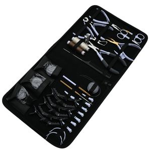 Hair Extension Tool Kit with <b>Tape</b>-In Applicator Keratin Bond Cutter Beads Removal Tool <b>Loop</b> <b>Hook</b> Tool <b>and</b> Salon Styling Set - Product Image 6