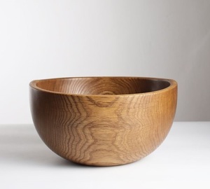 Tazón de Servir de Madera de Acacia Natural Hecho a Mano, Ligero, Ecológico, Diseño Europeo, para Utensilios de Cocina y Vajilla - Product Image 5