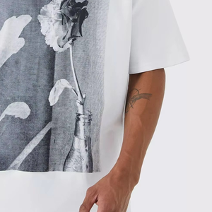 Camisetas Casuales de Manga Corta para Hombre, Diseño de Primera Calidad, Impresión en Serigrafía, Tejido de Punto, con Logotipo Frontal, Precio al por Mayor, Nuevo Estilo - Product Image 4