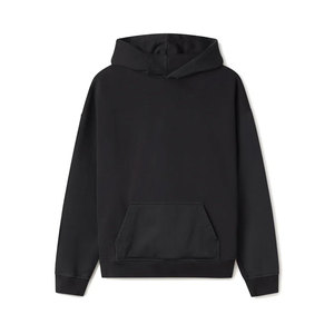 Sudadera con Capucha para Hombre, Color Morado Claro, Estilo Casual, con Bolsillo, Hombros Caídos, Manga Larga, Precio Económico al por Mayor OEM - Product Image 4