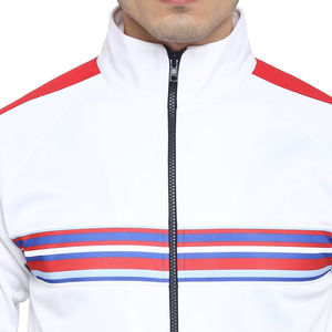 Conjunto Deportivo Informal para Hombre, Color Blanco y Rojo, para Invierno, Manga Larga, con Cordón, Transpirable, Ecológico, de Secado Rápido y Ligero - Product Image 6