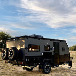 Caravana de Lujo Moderna 4x4 con Techo Elevable, de Fibra de Vidrio, para Viajes, Autocaravana, Casa Móvil con Cocina, ENVÍO GRATUITO A TODA LA REGIÓN - Product Image 1