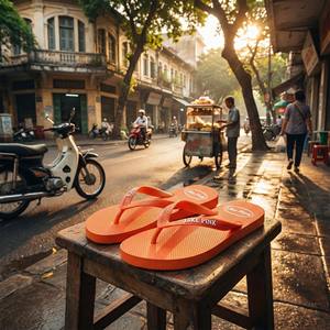 รองเท้าแตะโรงแรมสำหรับใช้งานกลางแจ้ง ทำจากวัสดุ EVA  สามารถออกแบบโลโก้ได้ตามต้องการ |   น้ำหนักเบา ทนทาน ระบายอากาศได้ดี |   ผลิตในเวียดนาม |   ทุกฤดูกาล - Product Image 1