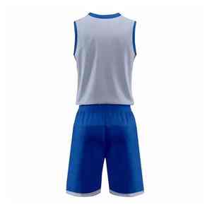 Conjunto de Uniforme de Baloncesto Sublimado Personalizado, Camiseta sin Mangas Transpirable de Poliéster y Pantalones Cortos, Ropa Deportiva para Hombres, Jóvenes y Clubes - Product Image 4