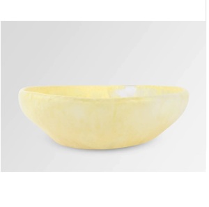 Bol en bois et résine époxy poli, écologique, à joint aléatoire, couleurs personnalisées, 9x3, pour salade et snacks, fait main - Product Image 4