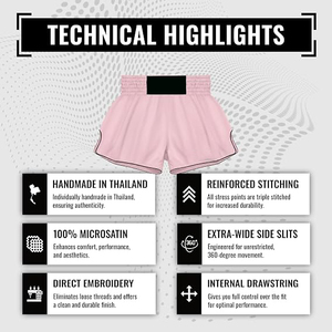 Pantalones Cortos de Boxeo de Algodón para Hombre, Negros, Corte Regular, Elásticos, Duraderos, Transpirables, de Secado Rápido, para Artes Marciales Mixtas, Talla Adulto, Delantero y Trasero - Product Image 4