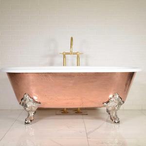 Bañera de Cobre con Acabado Antiguo para Diseño de Baño Moderno y Tradicional con Durabilidad Prolongada - Product Image 2