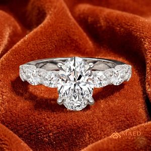 Bague en argent sterling 925 avec trois pierres de moissanite en forme de poire pour femme, bijoux élégants pour fiançailles, anniversaire, style quotidien - Product Image 2