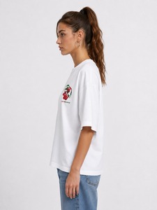 Camisetas para Mujer, Camisetas Holgadas de Algodón y Poliéster, Camiseta Informal de Manga Corta - Product Image 6