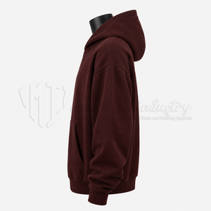 Sudadera con Capucha Extra Grande Unisex, 100% Algodón, Bordada, de Color Sólido, con Bolsillo, Ropa Casual de Invierno, Servicio OEM - Product Image 5
