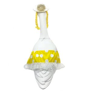 Robe de Porcherie Personnalisée OEM/ODM Direct Usine - Nouveau Style 2026 Jaune Hawaïen à Grands Pois en Polyester - Product Image 4