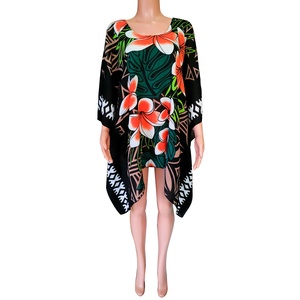 تصميم جديد مطبوع للنساء فستان غير رسمي فستان كبير للسيدات فستان شاطئ صيفي مطبوع عليه زهور - Product Image 4