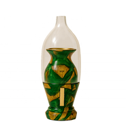 Quemador de Incienso de Madera y Resina Epoxi de Lujo 2026, Tapa de Vidrio, Hecho a Mano, Mubkhar Árabe, Incienso Oud, Decoración Moderna para el Hogar, Regalo