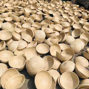 Bol pour animaux de compagnie en bambou biodégradable, plat d'alimentation écologique naturel pour chiens et chats, fournisseur OEM du Vietnam - Product Image 4