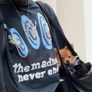 Hoodies à imprimé en relief grande taille, tendance et élégants, en stock, en coton mélangé. - Product Image 3