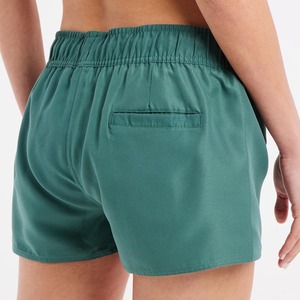 Shorts de bain décontractés pour femmes, taille haute avec nœud, en Spandex/Polyester respirant, idéal pour la gym et l'été - Product Image 5