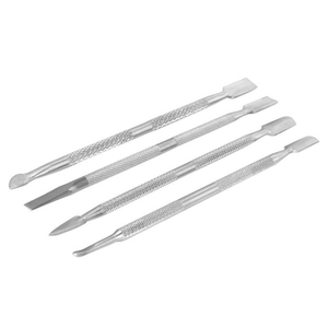 Empujador de cutículas y limpiador de uñas profesional de doble punta, de acero inoxidable, herramientas de manicura y pedicura para decoración de uñas, al precio más bajo. - Product Image 5