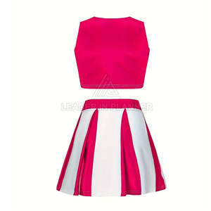 Tenue d'entraînement, dernier design, uniforme de cheerleading en gros, uniforme de cheerleading à contraste de couleurs - Product Image 2