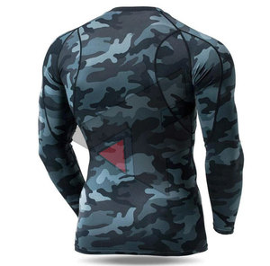Rashguard à manches longues, best-seller, dernier design, vêtements MMA, couleur unie. - Product Image 2