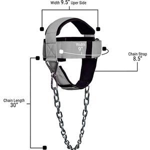 Fitness Head Neck <b>Harness</b> Neck Exerciser Builder Support Strength Resistance Training Weightlifting <b>Belt</b> Gym Gears Fitness Gears - Product Image 3