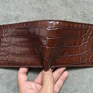 Portefeuilles en cuir pour hommes faits à la main, portefeuilles fins à double pliage avec protection RFID, vente en gros, fournisseur OEM, personnalisation de la marque, qualité d'exportation supérieure - Product Image 4