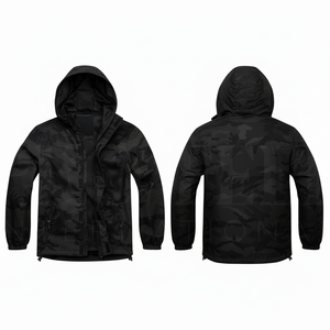 Breathable Custom Logo Waterproof <b>Camo</b> Hooded <b>Jacket</b> Windproof Outdoor Winter Coat Lightweight Casual Rain Resistant <b>Jacket</b> - Product Image 2