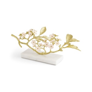 <b>art</b> pieces luxury decor ideas ginkgo leaf centerpiece tray gold table decoration modern luxury accessories - Product Image 2