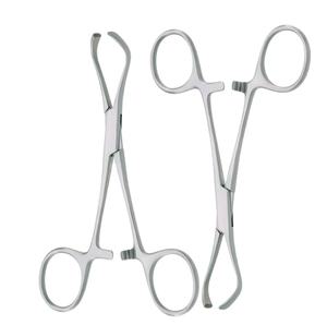 High Quality Manual Towel Clamps 4" <b>Ball</b> and Socket Jaws with Ratchet Lock <b>Stainless</b> <b>Steel</b> Backhaus Towel Clip Forceps - Product Image 2