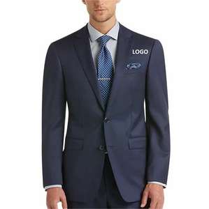 Blazers à revers crantés sur mesure de haute qualité, design tendance, coupe ajustée, veste de costume pour homme, printemps automne, blazer en cuir souple pour homme - Product Image 6