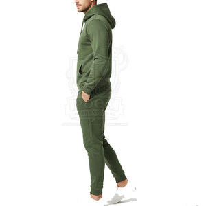 Chándal de Invierno para Hombre con Capucha, Color Personalizado, Alta Calidad, Corte Regular, Ecológico, Transpirable, Grueso, con Logotipo Personalizado para Venta en Línea - Product Image 3