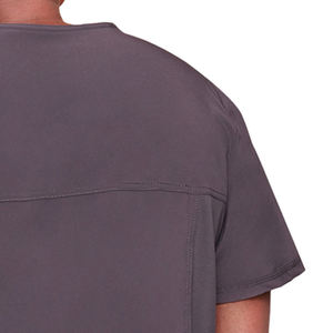 Tenue d'uniforme médical pour hommes en coton tissé 100% OEM, vente en gros, uniformes médicaux extensibles pour infirmiers - Product Image 5