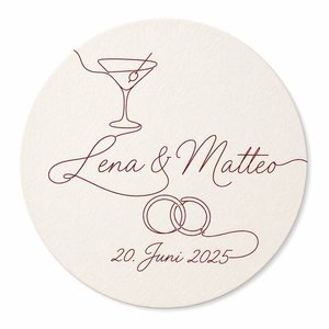 Wholesale Branded <b>Drink</b> <b>Coasters</b> Round Shapes Custom Printed Paper <b>Coasters</b> for Hospitality & Beverage Businesses Use - Product Image 2