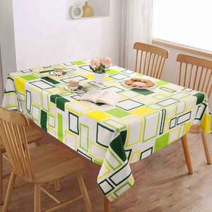 Durable 100% Pure Cotton Tablecloth for Kitchen Dining <b>Table</b> Home Decor Washable & Affordable - Product Image 5