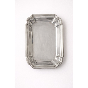 Plat de service élégant en aluminium, forme de feuille, finition argentée, plat de service alimentaire, ustensiles de cuisine, plat à fruits secs et à collations pour la table - Product Image 5