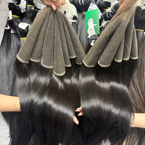 100% cabello humano natural Ligero HD encaje Cierre de encaje transparente/Frontal Natural Negro Natural Recto - Product Image 2