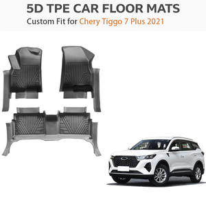 Juego Completo de Tapetes para Auto Chery Tiggo 7 Plus LHD 2021, Tapetes para Todo Clima, Revestimiento de Plástico TPE - Product Image 1