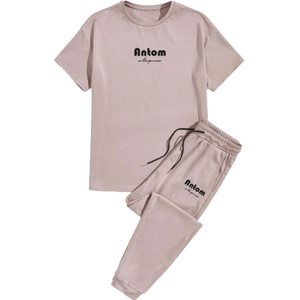 Oem/odm Print Shorts Shirt <b>Set</b> Men Wear Two Piece Crew Neck T-shirt And Shorts <b>Sets</b> Breathable For Summerwear Lightweight - Product Image 4