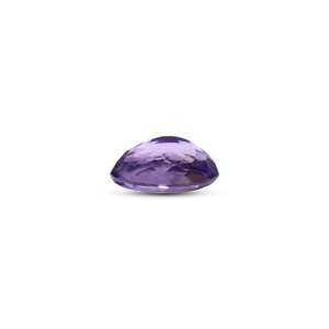 Loose Amethyst Gemstone 8.3 Carat Faceted Heart Oval Emerald Cut for Fine Jewelry - Product Image 3
