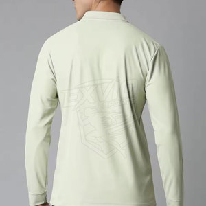 Polos de hombre de primera calidad, color personalizado, con manga larga, a precio de mayoreo. - Product Image 3