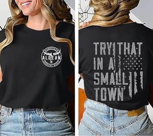 Camisetas Oversize de Algodón para Mujer con Estampado Gráfico, Estilo Country, Vintage, Vaquera, Western, de Bandas de Rock, de Corte Holgado - Product Image 2